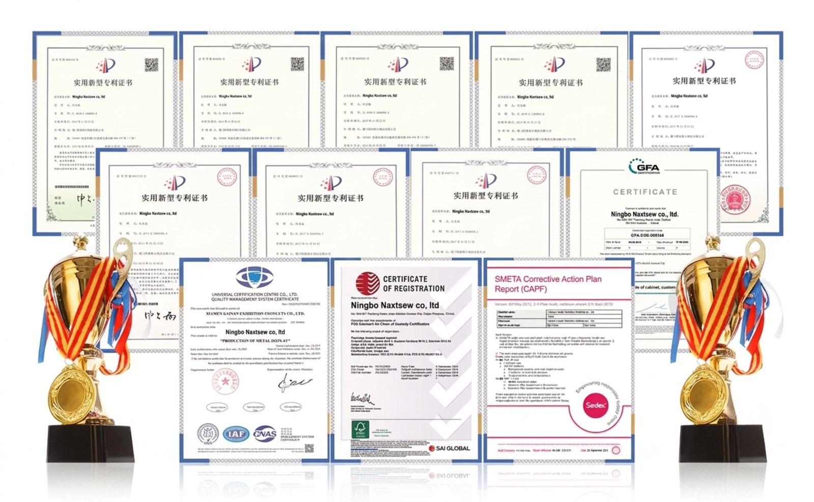 Naxtsew certificates